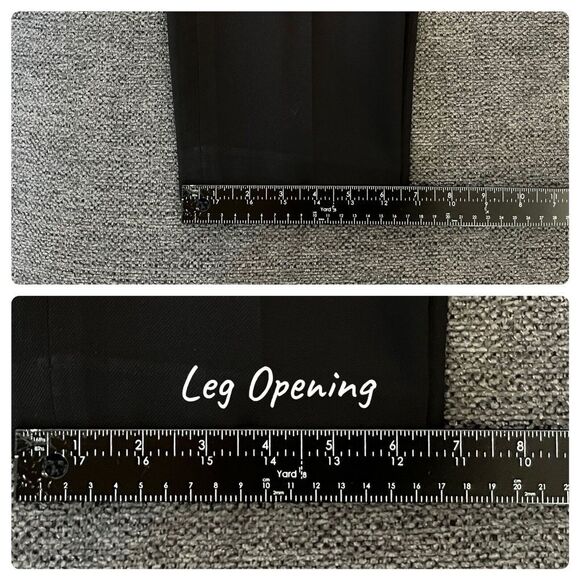 Trouve Black Pleated Pocket Tapered Ankle Pant Size 12 Work Casual - Picture 8 of 11